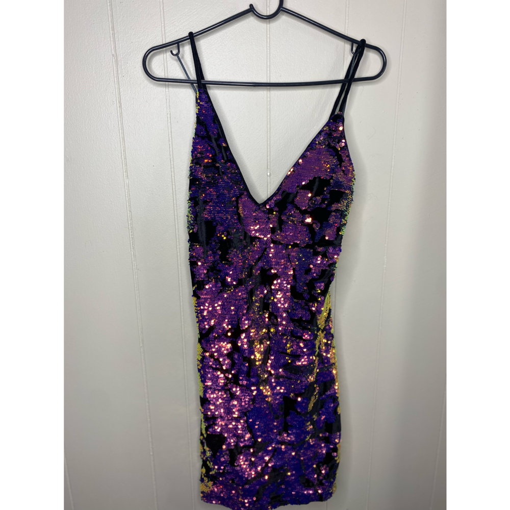 Fashion Nova Sequined Mini Dress